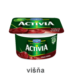 activia višňa