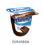 danette krém mliečny čokoládový dezert