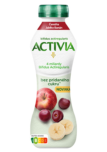 Activia nápoj - Višňa/Jablko/Banán