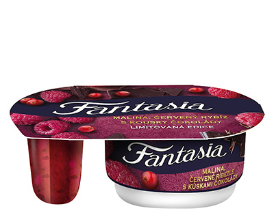 FANTASIA Malina, červená ríbezľa s kúskami čokolády