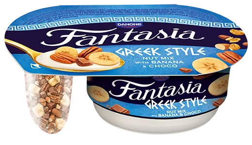 Fantasia Greek style orech a banán